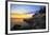 Lighthouse on a Cliff at Sunset, Bass Harbor, ME-George Oze-Framed Photographic Print