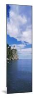 Lighthouse on a cliff, Split Rock Lighthouse, Lake Superior, Minnesota, USA-null-Mounted Photographic Print