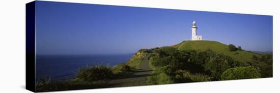 Lighthouse on a Hill, Byron Bay, New South Wales, Australia-null-Stretched Canvas