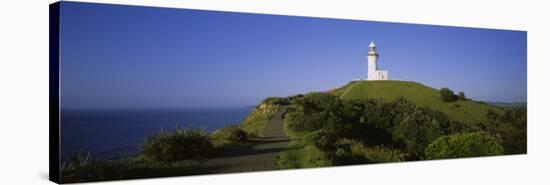 Lighthouse on a Hill, Byron Bay, New South Wales, Australia-null-Stretched Canvas