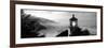 Lighthouse on a Hill, Heceta Head Lighthouse, Heceta Head, Lane County, Oregon, USA-null-Framed Photographic Print