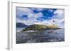 Lighthouse on an Island in the Beagle Channel, Ushuaia, Tierra Del Fuego, Argentina, South America-Michael Runkel-Framed Photographic Print