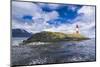 Lighthouse on an Island in the Beagle Channel, Ushuaia, Tierra Del Fuego, Argentina, South America-Michael Runkel-Mounted Photographic Print