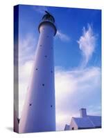 Lighthouse on Bermuda-Dennis Degnan-Stretched Canvas