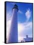 Lighthouse on Bermuda-Dennis Degnan-Framed Stretched Canvas