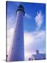 Lighthouse on Bermuda-Dennis Degnan-Stretched Canvas