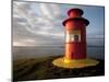Lighthouse on Bluff Above Stykkisholmer, Iceland-Dave Bartruff-Mounted Photographic Print