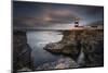 Lighthouse on Cliffs-Grzegorz Wanowicz-Mounted Photographic Print