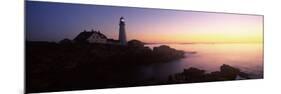 Lighthouse on Coast, Portland Head Lighthouse Built 1791, Cape Elizabeth, Cumberland County, Maine-null-Mounted Photographic Print