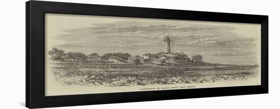 Lighthouse on Colaba Point, Near Bombay-null-Framed Giclee Print