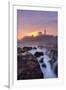 Lighthouse On Fire-Michael Blanchette Photography-Framed Photographic Print