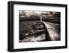 Lighthouse On Lake Geneva-George Oze-Framed Photographic Print