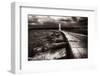 Lighthouse On Lake Geneva-George Oze-Framed Photographic Print