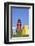 Lighthouse on the beach, Buesum, Schleswig-Holstein, Germany-null-Framed Art Print