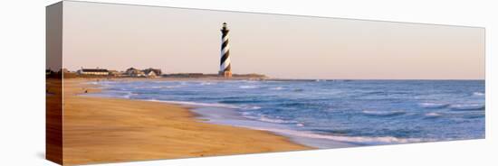 Lighthouse on the Beach, Cape Hatteras Light, Hatteras Island, North Carolina, USA-null-Stretched Canvas