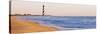 Lighthouse on the Beach, Cape Hatteras Light, Hatteras Island, North Carolina, USA-null-Stretched Canvas