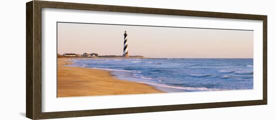 Lighthouse on the Beach, Cape Hatteras Light, Hatteras Island, North Carolina, USA-null-Framed Photographic Print