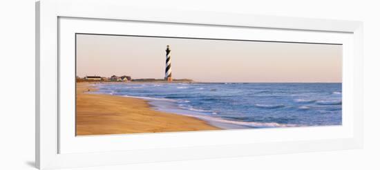 Lighthouse on the Beach, Cape Hatteras Light, Hatteras Island, North Carolina, USA-null-Framed Photographic Print