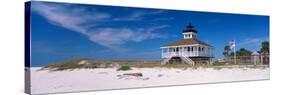 Lighthouse on the Beach, Port Boca Grande Lighthouse, Gasparilla Island State Park-null-Stretched Canvas