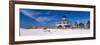 Lighthouse on the Beach, Port Boca Grande Lighthouse, Gasparilla Island State Park-null-Framed Photographic Print