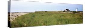 Lighthouse on the Beach, Race Point Light, Provincetown, Cape Cod, Barnstable County-null-Stretched Canvas