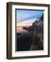 Lighthouse on the Cliff, Bass Harbor, Maine-George Oze-Framed Photographic Print