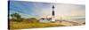 Lighthouse on the Coast, Big Sable Point Lighthouse, Lake Michigan, Ludington, Mason County-null-Stretched Canvas