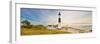 Lighthouse on the Coast, Big Sable Point Lighthouse, Lake Michigan, Ludington, Mason County-null-Framed Photographic Print