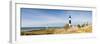 Lighthouse on the Coast, Big Sable Point Lighthouse, Lake Michigan, Ludington, Mason County-null-Framed Photographic Print