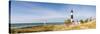 Lighthouse on the Coast, Big Sable Point Lighthouse, Lake Michigan, Ludington, Mason County-null-Stretched Canvas