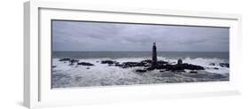 Lighthouse on the Coast, Graves Light, Boston Harbor, Massachusetts, USA-null-Framed Photographic Print