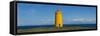 Lighthouse on the Coast, Holmbergsviti Lighthouse, Keflavik, Iceland-null-Framed Stretched Canvas