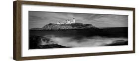 Lighthouse on the Coast, Nubble Lighthouse, York, York County, Maine, USA-null-Framed Photographic Print