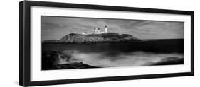 Lighthouse on the Coast, Nubble Lighthouse, York, York County, Maine, USA-null-Framed Photographic Print