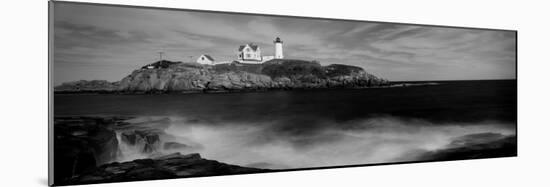 Lighthouse on the Coast, Nubble Lighthouse, York, York County, Maine, USA-null-Mounted Photographic Print