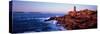 Lighthouse on the Coast, Ploumanach Lighthouse, Cote De Granit Rose, Cotes-D'Armor, Brittany, Fr...-null-Stretched Canvas