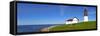 Lighthouse on the Coast, Point Judith Lighthouse, Narragansett Bay, Rhode Island, USA-null-Framed Stretched Canvas