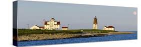 Lighthouse on the Coast, Point Judith Lighthouse, Narragansett Bay, Washington County-null-Stretched Canvas