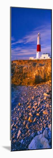 Lighthouse on the Coast, Portland Bill Lighthouse, Portland Bill, Dorset, England-null-Mounted Photographic Print