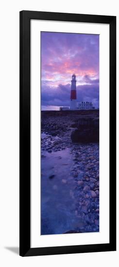 Lighthouse on the Coast, Portland Bill Lighthouse, Portland Bill, Dorset, England-null-Framed Photographic Print