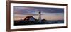 Lighthouse on the coast, Portland Head Light, Cape Elizabeth, Cumberland County, Maine, USA-null-Framed Photographic Print