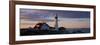 Lighthouse on the coast, Portland Head Light, Cape Elizabeth, Cumberland County, Maine, USA-null-Framed Photographic Print