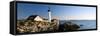 Lighthouse on the Coast, Portland Head Lighthouse, Ram Island Ledge Light, Portland-null-Framed Stretched Canvas