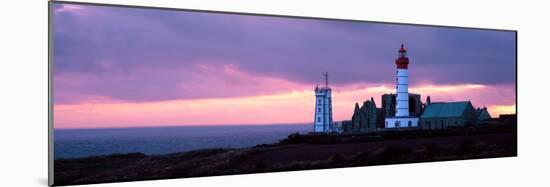 Lighthouse on the Coast, Saint Mathieu Lighthouse, Finistere, Brittany, France-null-Mounted Photographic Print