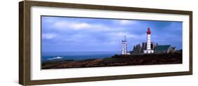 Lighthouse on the Coast, Saint Mathieu Lighthouse, Finistere, Brittany, France-null-Framed Photographic Print