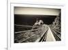 Lighthouse On The Edge-George Oze-Framed Photographic Print