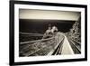 Lighthouse On The Edge-George Oze-Framed Photographic Print