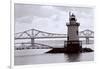 Lighthouse on The Hudson, Tarrytown, New York-George Oze-Framed Photographic Print