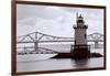 Lighthouse on The Hudson, Tarrytown, New York-George Oze-Framed Photographic Print