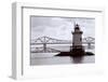 Lighthouse on The Hudson, Tarrytown, New York-George Oze-Framed Photographic Print